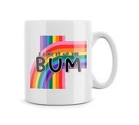 Rib ticklerz - Funny Mugs I Like It Up The Bum Gay Gifts Gay Bestie Best Friend Joke Gifts Hilarious Novelty Mugs LGBTQ Birthday Gifts Present Colleague - MG205
