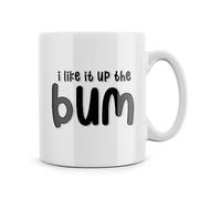 Rib ticklerz - Funny Mugs I Like It Up The Bum Gay Gifts Gay Bestie Best Friend Joke Gifts Hilarious Novelty Mugs LGBTQ Birthday Gifts Present Colleague - MG605