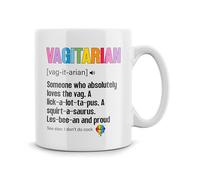 Rib ticklerz - Funny Mugs Rude Lesbian Gay Gifts for Women Vagitarian Christmas Birthday Gifts Secret Santa Lezza Lesbo Best Friend Partner Humour Tea Mugs - MG332