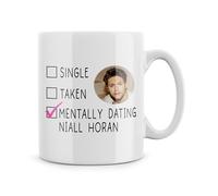 Rib ticklerz - Funny Mugs Single Taken Mentally Dating Niall Horan Mug Daughter Best Friend Bestie Joke Gifts Birthday Christmas Colleague Humour Banter - MG640