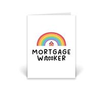 Rib ticklerz - Funny New Home Card - New House - Mortgage Wanker Joke Card - Housewarming Cards - New Home Owners - Good Luck All The Best - New Home House - CD553