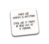 Rib Ticklerz - Funny Office Email Coasters Novelty Hilarious Humour Gift Colleague Secret Santa Work Office Joke Banter Friends Birthday DC233