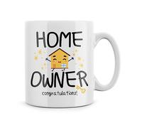 Rib ticklerz - Home Owner Congratulations Mug First Home Homeowner Funny New Home Gift Congratulations Housewarming Present Bestie Colleague Rude Gift Joke - MG574