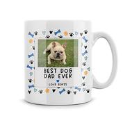 Rib ticklerz - Personalised Photo Custom Mug Gifts from The Dog Best Dog Dad Ever Present Father's Day Birthday Gift Christmas Love You Pet Lover Coffee Tea Cup - MG346