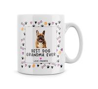 Rib ticklerz - Personalised Photo Custom Mug Gifts from The Dog Best Dog Grandma Ever Present Mother's Day Birthday Gift Christmas Love You Pet Lover Coffee Tea Cup - MG345