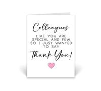 Rib ticklerz - Thank You Colleague Card Colleagues Like You Are Special And Few Best Colleague Card Work Bestie Friend Leaving Card New Job Retirement Card - CD740