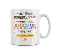 Rib ticklerz - This is Your Reminder Mug People Forget How Amazing They are Your Reminder Friendship Gift Thank You Present Best Friend Positivity Birthday - MG569