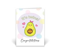 Rib ticklerz - Twins Pregnancy Card - New Baby Cards - It's Twins Congratulations - Maternity Leave Card - Mummy To Be - Baby Shower Present Colleague Friend - CD525