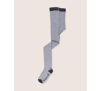 Rib Tights Turtledove London Blue 0-6 m