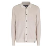 Ribbed Buttoned Cardigan - male - Fay - Cardigans - Beige - L - Knitwear L