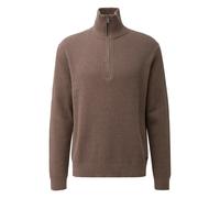 Ribbed Cashmere Sweater QS Regular Fit Marron XL