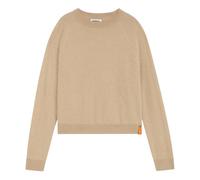 Ribbed Crew Neck Jumper - female - Boss - Cashmere Knitwear - Beige - L - Knitwear L