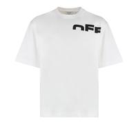 Ribbed crew-neck T-shirt in cotton - male - Off White - T-Shirts - White - L - Tops L