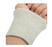 ribbed cuffs Stretchy Knit Rib Cuff Pair,Trim Clothing,Jacket,Coat Cotton Stretchy Thick Cuffing 1 Pairs 3.54inch width For sewing, clothes(Light Gray)