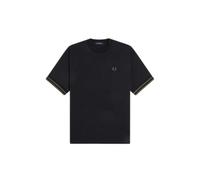 Ribbed Edge T-shirt Fred Perry Bold Noir S