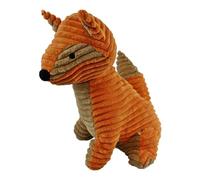 Ribbed Fabric Fox Door Stop, 30cm