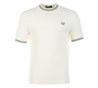 Ribbed Jersey T Shirt Ecru, XL