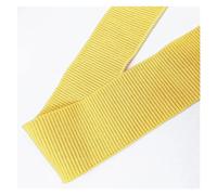Ribbed Knit Cuff 80×6cm Elastic Polyester Tissu for Sewing Rib Fabric Quilting DIY Cloth Accessories Cuffs Telas Color(Yellow)