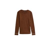 Ribbed Knit Jumper Women Salsa Jeans Marron M