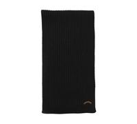 Ribbed Knit Wool Scarf - male - Paul & Shark - Winter Scarves - Black - ONE SIZE - Accessories ONE SIZE