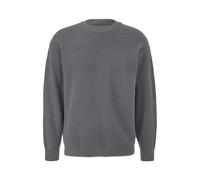 Ribbed Layered Knit Pullover QS Gris L