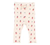 Ribbed Legging Strawberries Organic Cotton Pale Pink 6 months