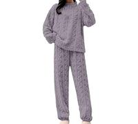 Ribbed Lounge Wear Co Ord Sets For Women Uk 2 Pieces Tracksuit Full Set Pjs