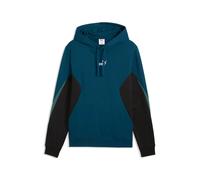 Ribbed Reversible Hooded Sweatshirt with Drawstring Puma Bleu L