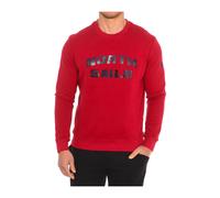 Ribbed Round Neck Sweatshirt - male - North Sails - Sweatshirts - Red - M - Sweatshirts & Hoodies M