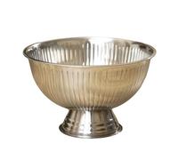 Ribbed Stainless Steel Champagne Bowl 40x25x40cm Large Alcohol Wine Beer Bottle Ice Bucket