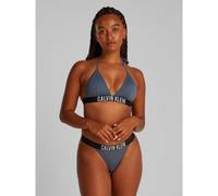 Ribbed Triangle Bikini Top, Intense Power Rib grey
