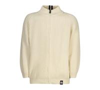 Ribbed Zip-through Jumper - unisex - North Sails - Kids Cardigans - White - 14 Y | 164 CM - Kids 14 Y | 164 CM