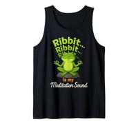 Ribbit Ribbit Ribbit…Is My Meditation Sound Funny Frog Yoga Tank Top