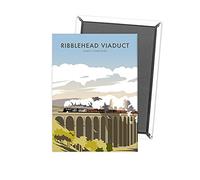 Ribblehead Viaduct Fridge Magnet 2 x 3 Inch. By Illustrator, Dave Thompson