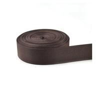 Ribbon 10Meters 20-50mm Nylon Webbing Tapes Ribbons for Belt Dog Collar Backpack Strap By The Meter Bias Binding DIY Sewing Accessories for Decoration(RD109-Coffee,50mm)