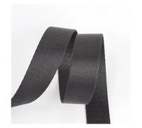 Ribbon 10Meters 20-50mm Nylon Webbing Tapes Ribbons for Belt Dog Collar Backpack Strap By The Meter Bias Binding DIY Sewing Accessories for Decoration(RD001-Black,38mm)