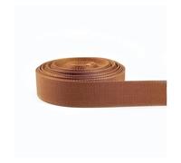 Ribbon 10Meters 20-50mm Nylon Webbing Tapes Ribbons for Belt Dog Collar Backpack Strap By The Meter Bias Binding DIY Sewing Accessories for Decoration(RD109-Brown,25mm)