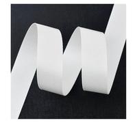 Ribbon 10Meters 20-50mm Nylon Webbing Tapes Ribbons for Belt Dog Collar Backpack Strap By The Meter Bias Binding DIY Sewing Accessories for Decoration(RD113-White,25mm)