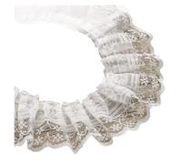 Ribbon 2 Yards/Bag Solid Color Lace Wrinkle Wedding Satin Ribbon Knot DIY Fabric Ribbons for Crafts Accessories and Materials Sew for Decoration(Color7,1 Yards)