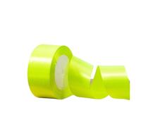 Ribbon 25 Yards/Roll 4cm Satin Ribbons for Crafts Bow Knot Rose Flower DIY Handmade Wrapping Wedding Decoration Ribbon(Fluorescent Yellow)