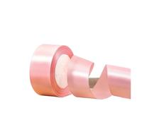 Ribbon 25 Yards/Roll 4cm Satin Ribbons for Crafts Bow Knot Rose Flower DIY Handmade Wrapping Wedding Decoration Ribbon(66 Pink)