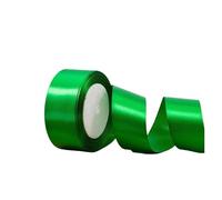 Ribbon 25 Yards/Roll 4cm Satin Ribbons for Crafts Bow Knot Rose Flower DIY Handmade Wrapping Wedding Decoration Ribbon(83 Grass Green)