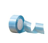 Ribbon 25 Yards/Roll 4cm Satin Ribbons for Crafts Bow Knot Rose Flower DIY Handmade Wrapping Wedding Decoration Ribbon(76 Blue)