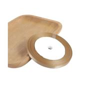 Ribbon 25yd Various Size Champagne Gold Satin Ribbon for Wedding Party Decoration DIY Craft Cake Bow Wrapping(10mm)