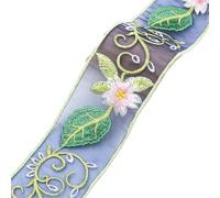 Ribbon 2Yards Embroideried Lace Trims Ethnic Webbing Tapes for Clothes Decor DIY Sewing Applique for Decoration(5.8cm-E)