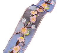 Ribbon 2Yards Embroideried Lace Trims Ethnic Webbing Tapes for Clothes Decor DIY Sewing Applique for Decoration(5.5cm-A)