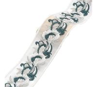 Ribbon 2Yards Embroideried Lace Trims Ethnic Webbing Tapes for Clothes Decor DIY Sewing Applique for Decoration(4.3cm-B)