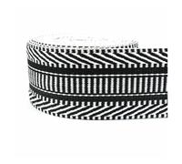 Ribbon 3/5/8/10Meters 3/2'' 38mm Polyester Cotton Jacquard Webbing Tapes Bag Strap Belt Lace Ribbons Garment Sewing Decoration for Decoration(Black,3Meters)