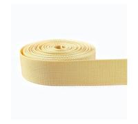 Ribbon 5Meters 20-38mm Nylon Webbing Tape Trim Sewing Material Safety Belt Knapsack Strap Bag Buckles Clothing Accessories for Decoration(Beige,32mm)