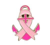 Ribbon Awareness Lapel Pin Breast Cancer HIV AIDS Awareness Brooches for Women Prevention Jewelry, Metal, no gemstone